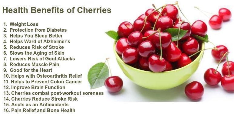 cherries fruit health benefits